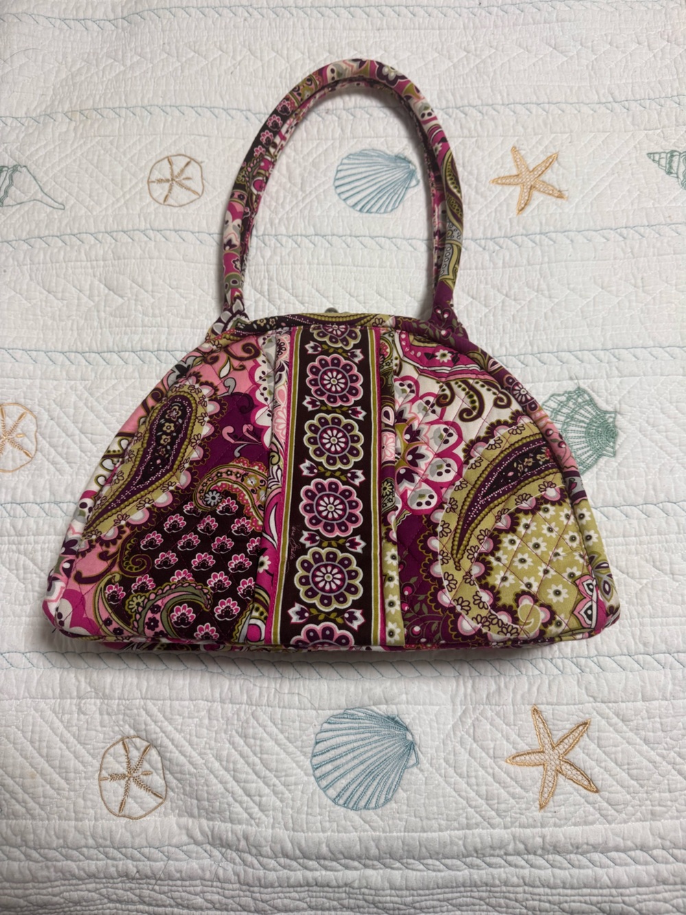 Vera Bradley Eloise in very berry pasiley pattern